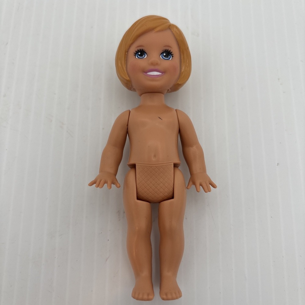 Barbie Chelsea 4" Doll Blonde Molded Hair Blue Eyes GFL31 Indonesia